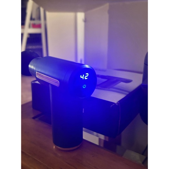 Small massage, gun, small, but mighty works as well as the big bulky handheld - Picture 9 of 11